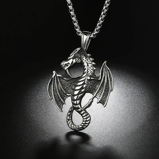 Retro Dragon Viking Pendants